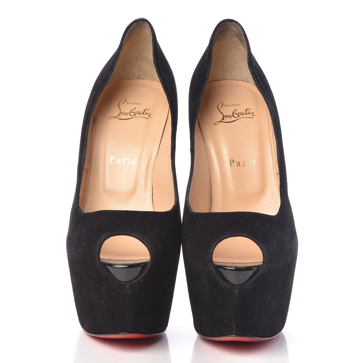 Christian Louboutin Veau Velours Highness 160 Pumps 40 Black 2 of 16