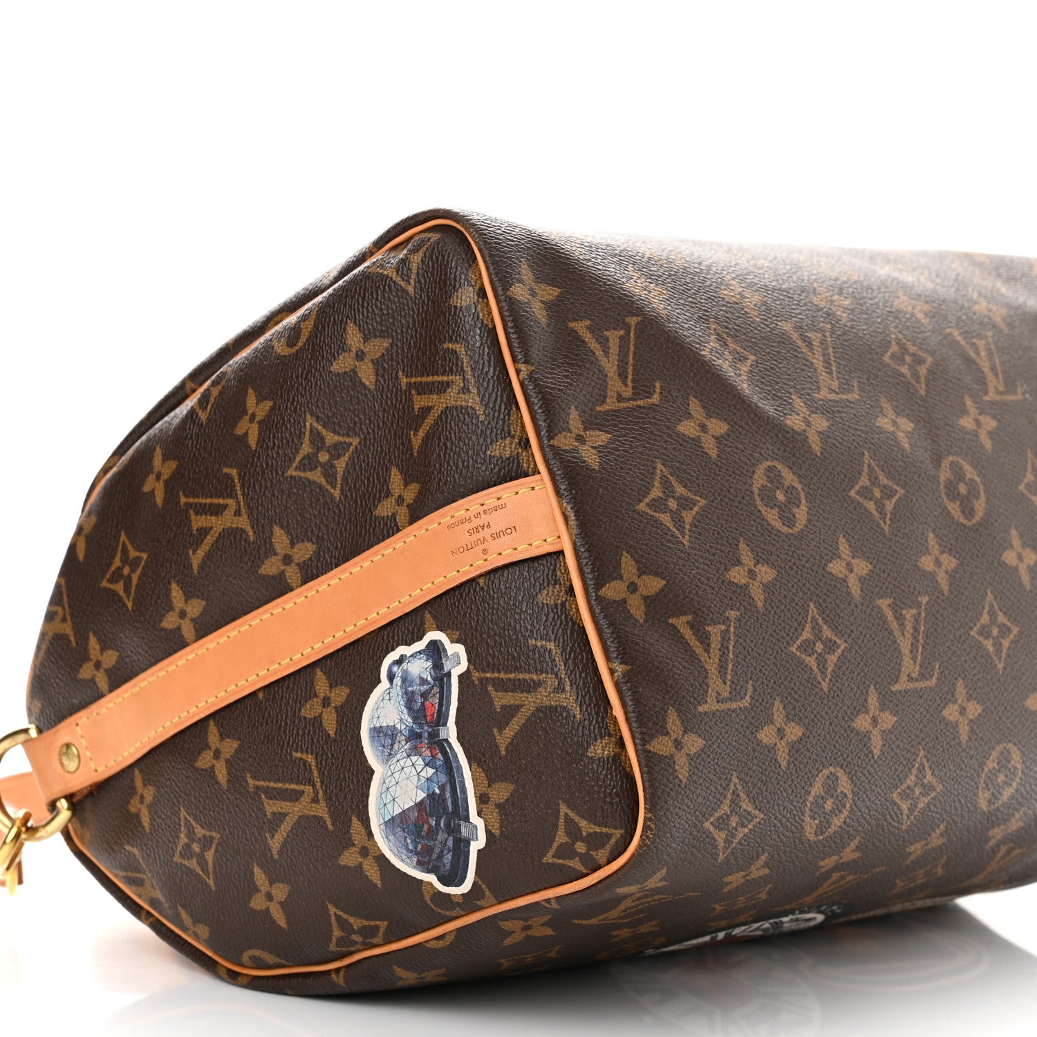 Louis Vuitton Monogram World Tour Speedy Bandouliere 30 9 of 13