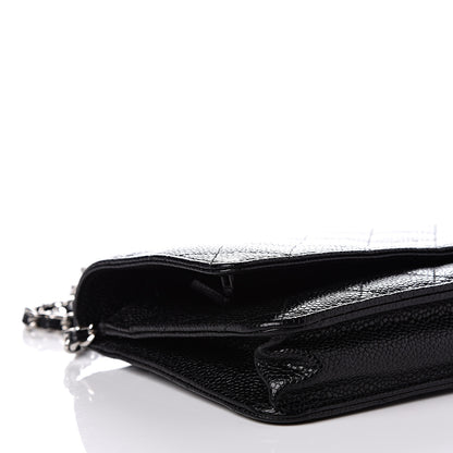 Chanel Caviar Quilted Wallet On Chain WOC Black 8 of 13