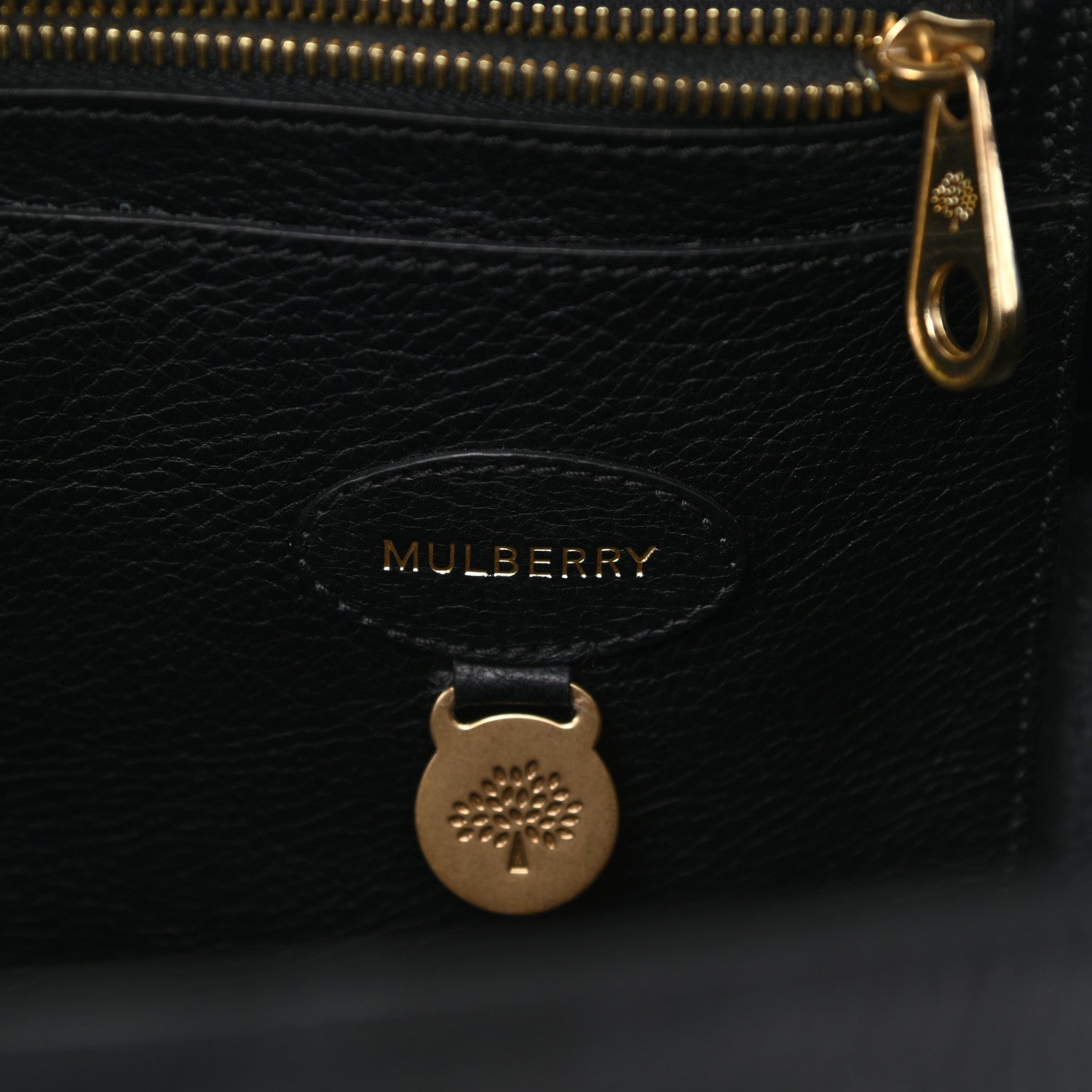 Mulberry Natural Leather Bayswater Black 6 of 10