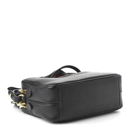 Prada Vitello Daino Medium Double Zip Shoulder Bag Black 5 of 10