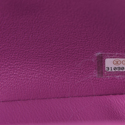Chanel Lambskin Quilted Mini Rectangular Flap Blue Purple 9 of 10