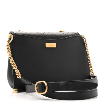 Chanel Calfskin Stitched Flap Black 3 of 15