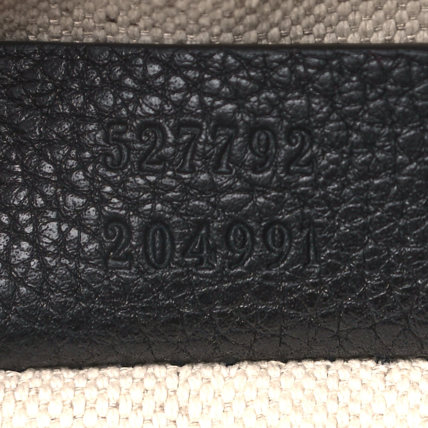 Grained Calfskin Small Logo Belt Bag Black
