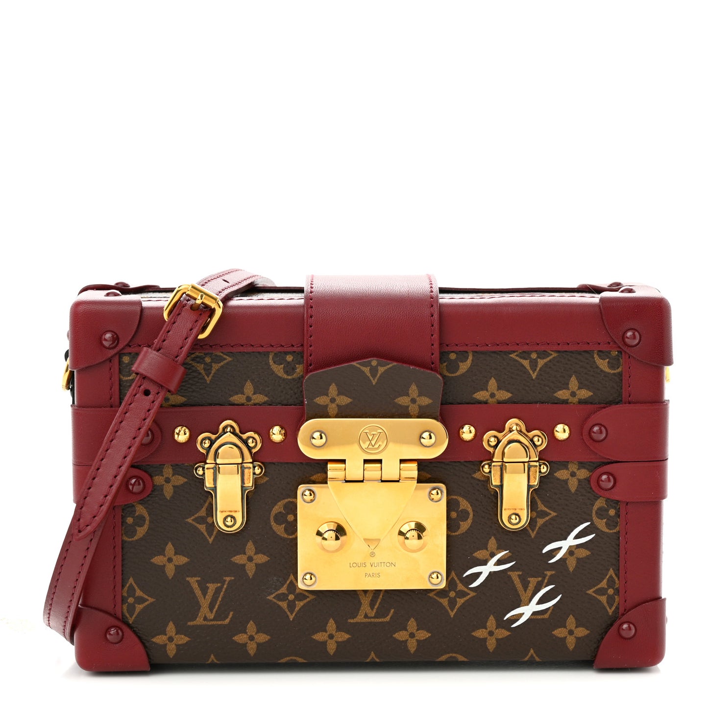 Monogram Petite Malle Bordeaux