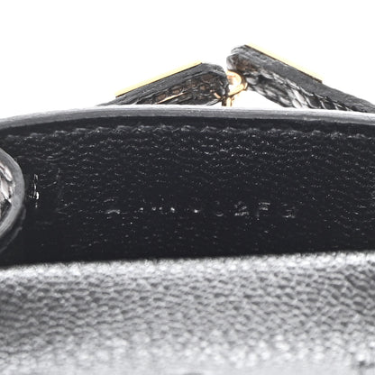 Hermes Lizard Mini Kelly Twilly Bag Charm Black 5 of 5