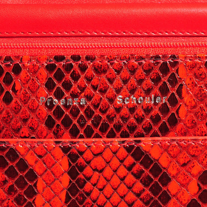 Proenza Schouler Python PS1 Large Chain Wallet Poppy 6 of 6
