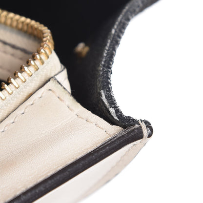 Celine Calfskin Suede Whipsnake Medium Trapeze Black White 13 of 18