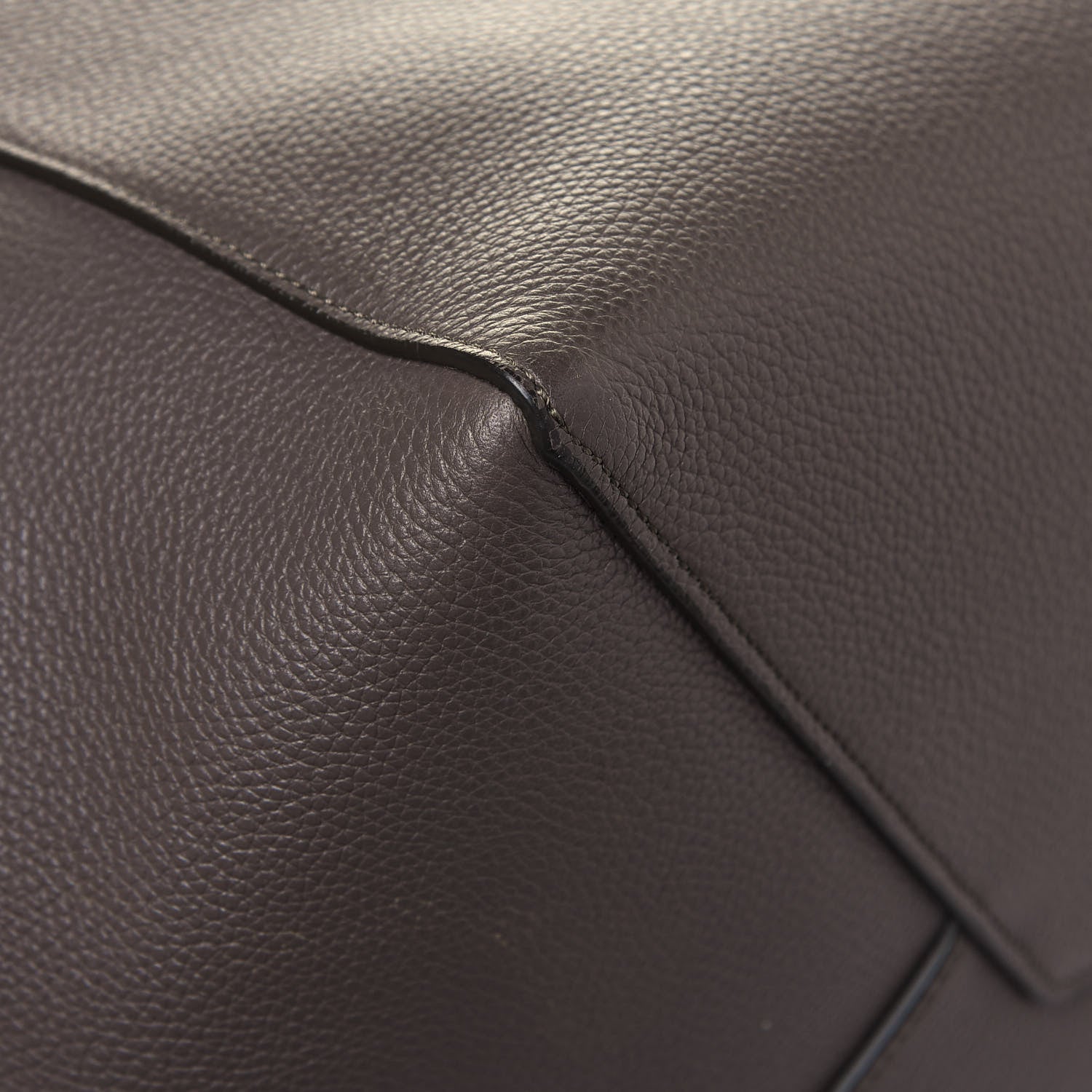 Celine Soft Grained Calfskin Medium Belt Cabas Phantom Taupe 9 of 14