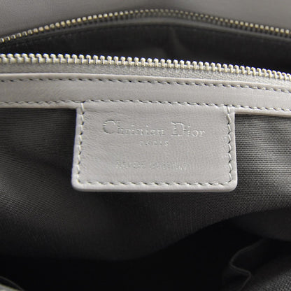 Christian Dior Lambskin Cannage Medium Granville Tote Grey 8 of 10