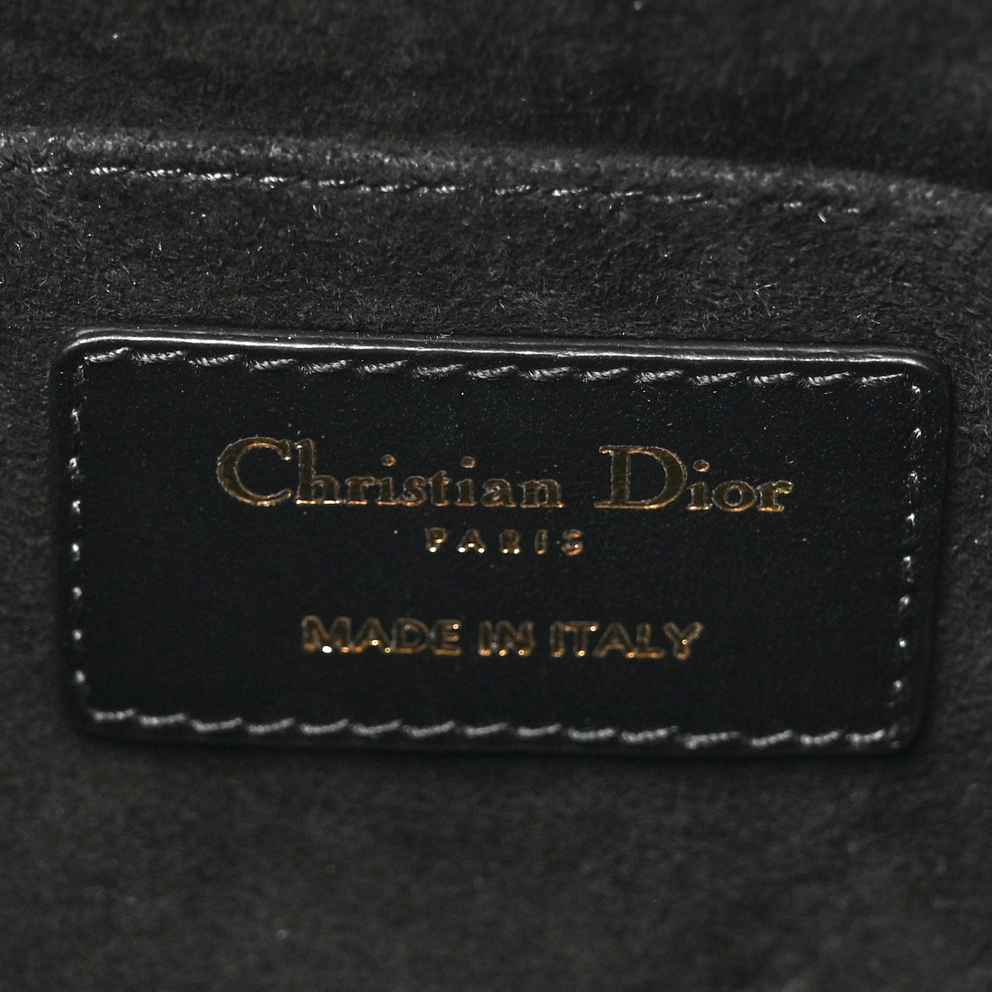 Lambskin Cannage Medium Dior Vibe Hobo Bag Black