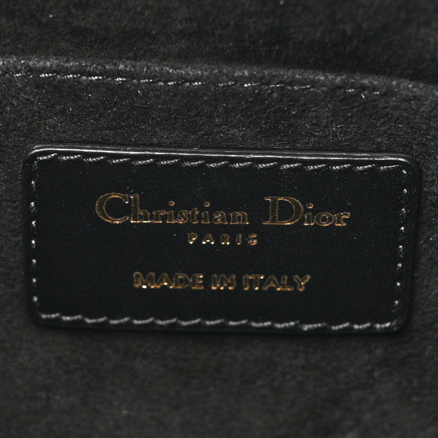 Christian Dior Lambskin Cannage Medium Dior Vibe Hobo Bag Black 6 of 11