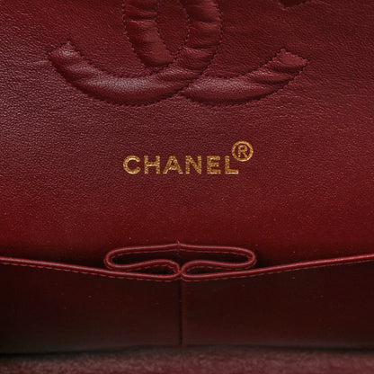 Chanel Lambskin Quilted Medium Double Flap Black 5 of 9