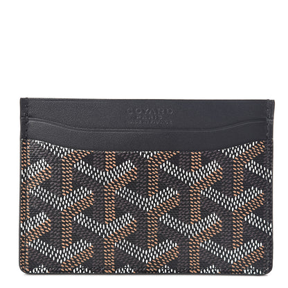 Goyard Goyardine Saint Sulpice Card Holder Black 1 of 7