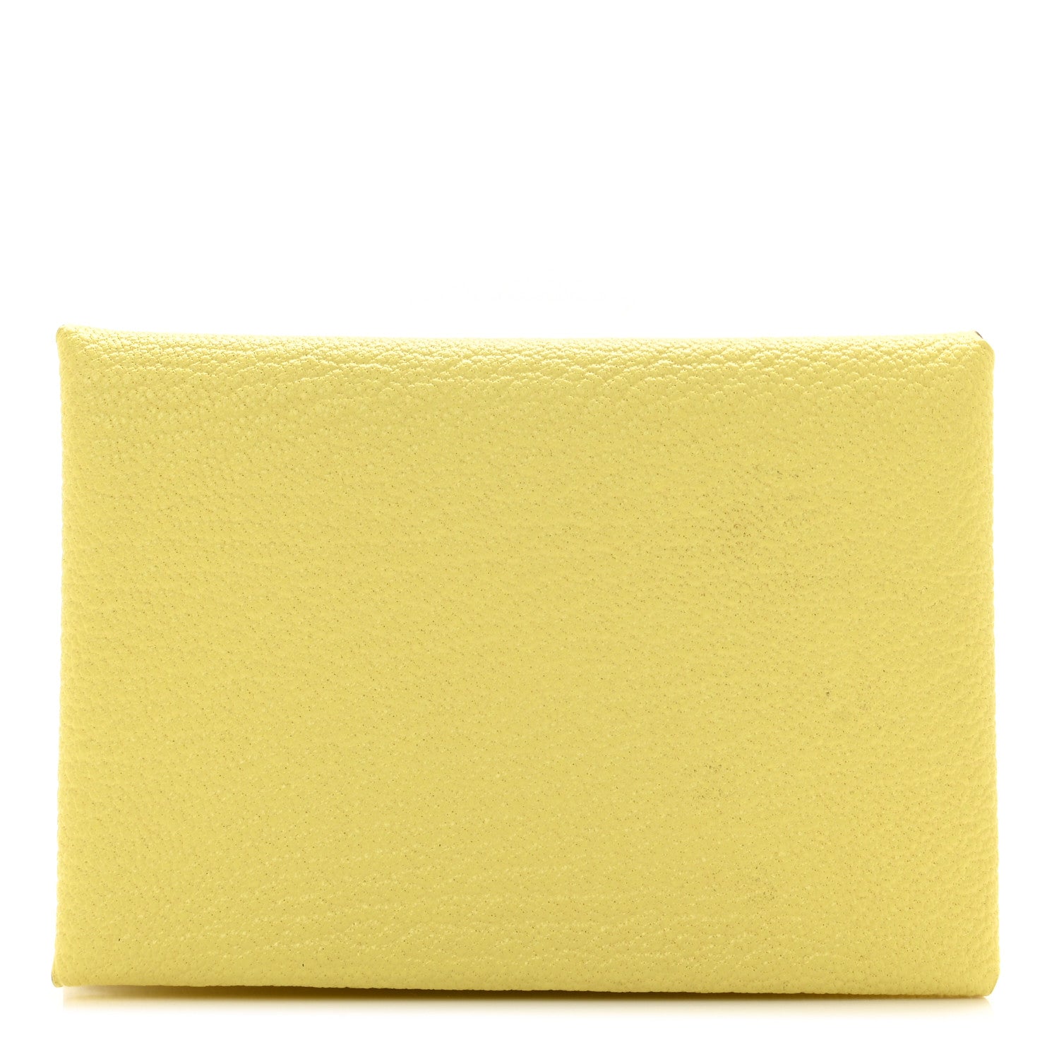 Hermes Chevre Mysore Calvi Duo Card Case Limoncello 1 of 7