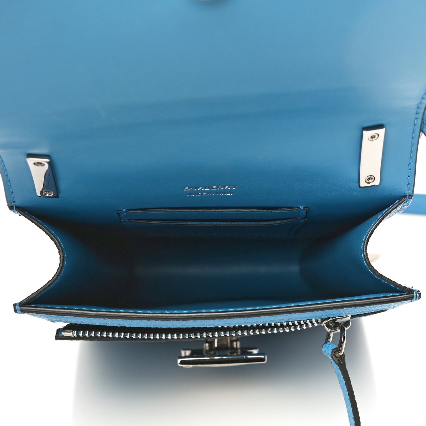 Grainy Calfskin TB Robin Bag Blue