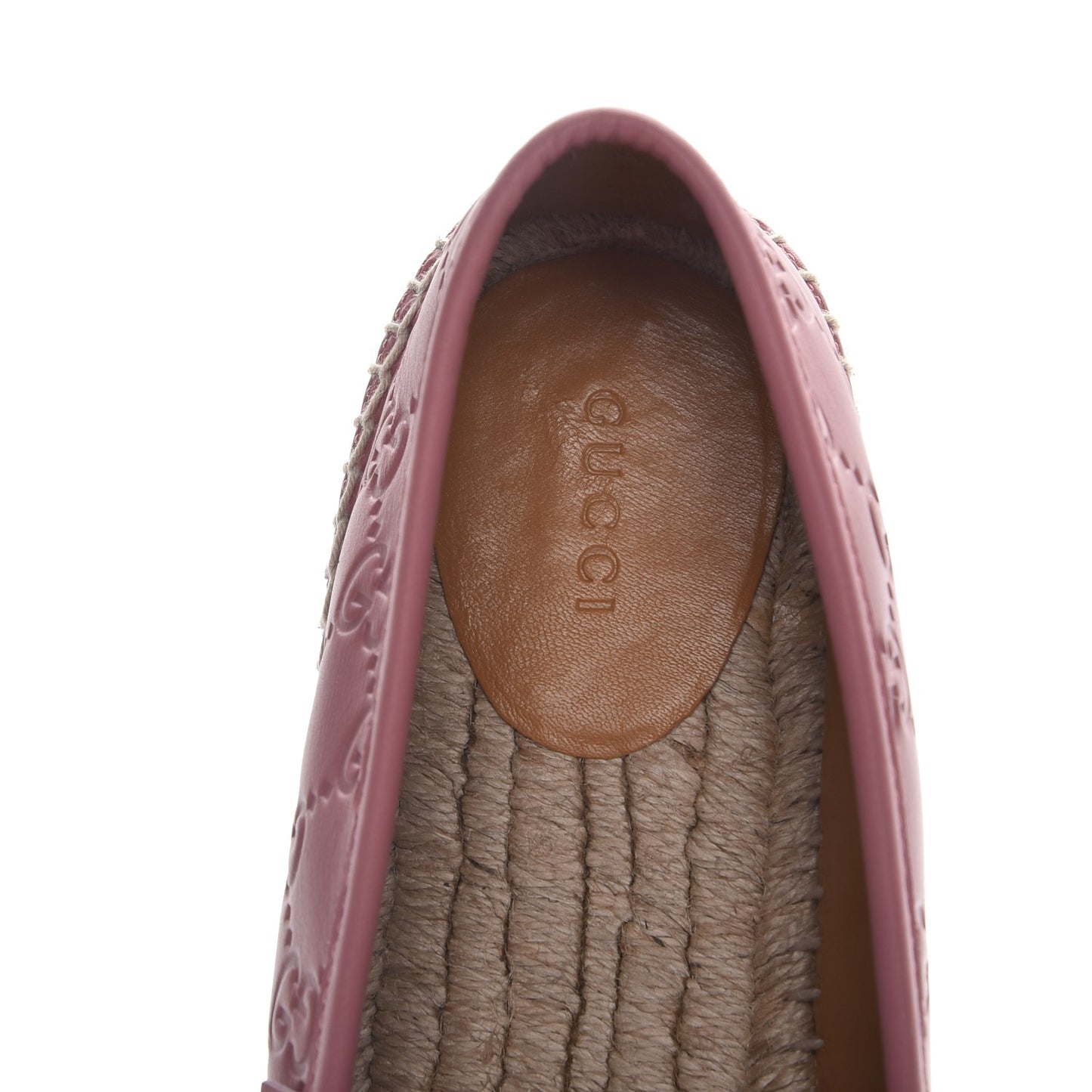 Guccissima Signature Espadrilles 41 Rose Baby Candy