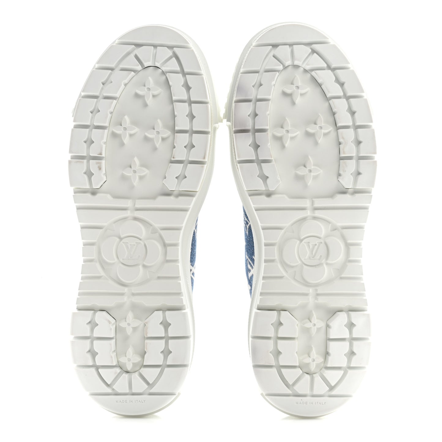 Denim Monogram Squad Sneakers 40 Marine