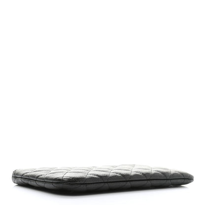 Chanel Caviar Quilted Cosmetic Case Black 4 of 8