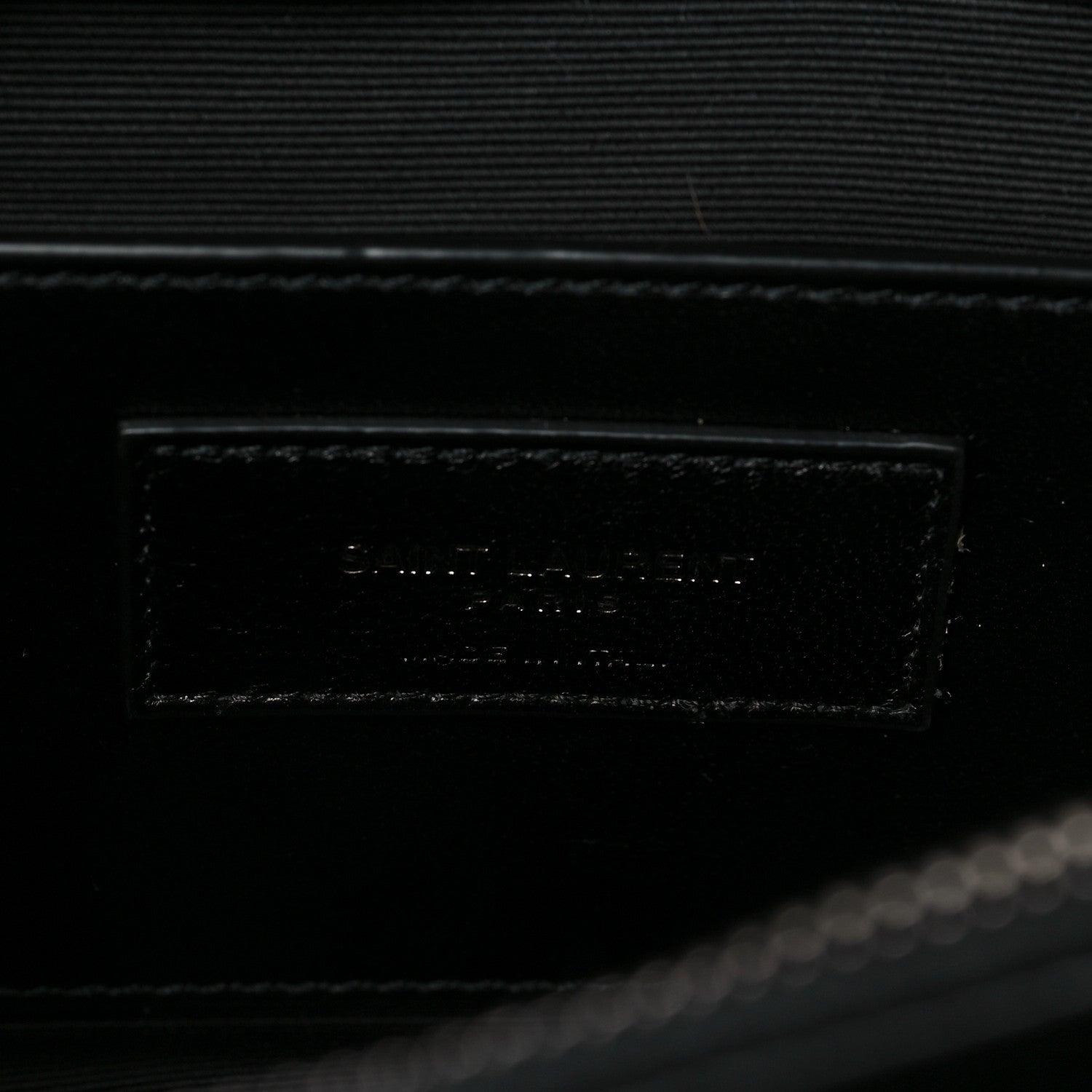 Saint Laurent Suede Fringe Small Monogram Satchel Black 6 of 7