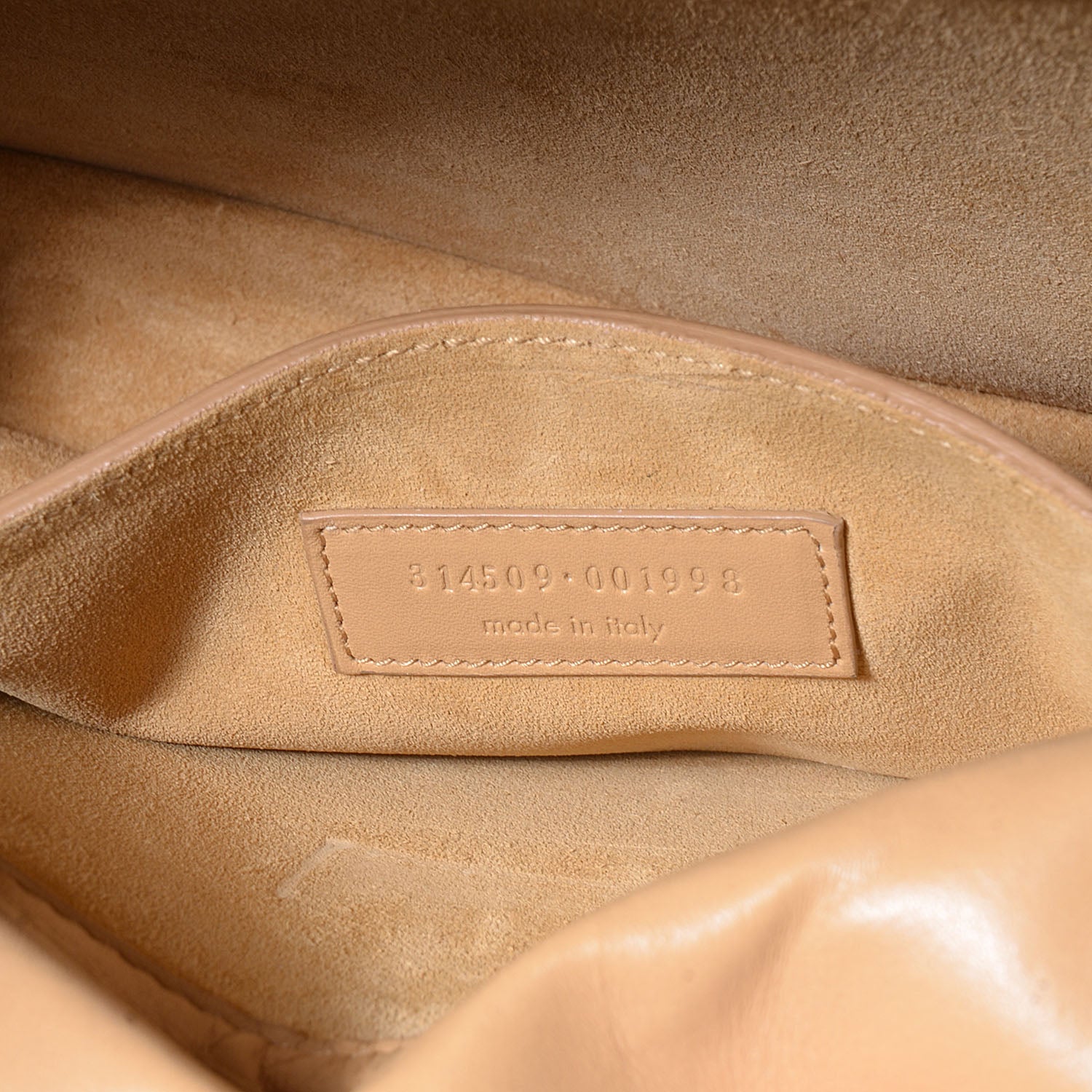 Saint Laurent Calfskin Medium Babylone 2 Chain Bag Light Beige 7 of 8
