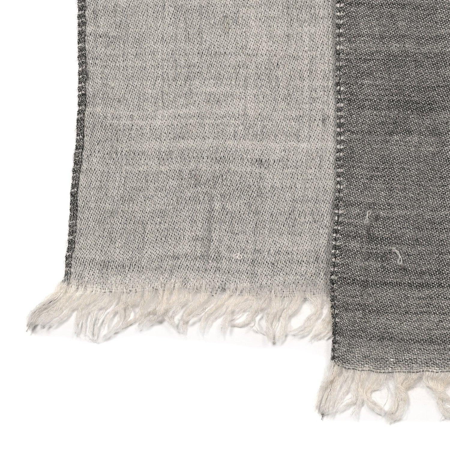 Gucci Wool Silk GG Monogram GGNat Scarf Lead 4 of 4