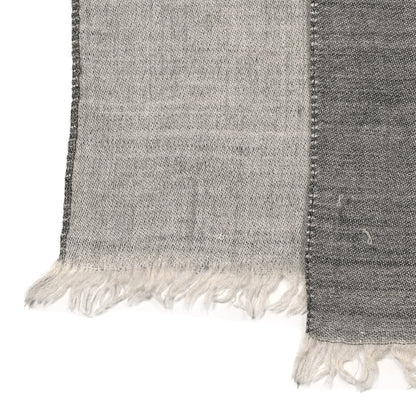 Gucci Wool Silk GG Monogram GGNat Scarf Lead 4 of 4