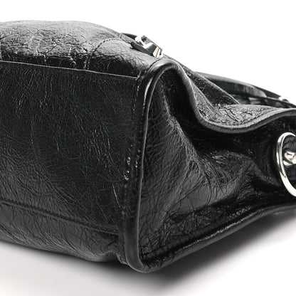 Balenciaga Agneau Arena Silver Hardware Small Le City Black 10 of 11