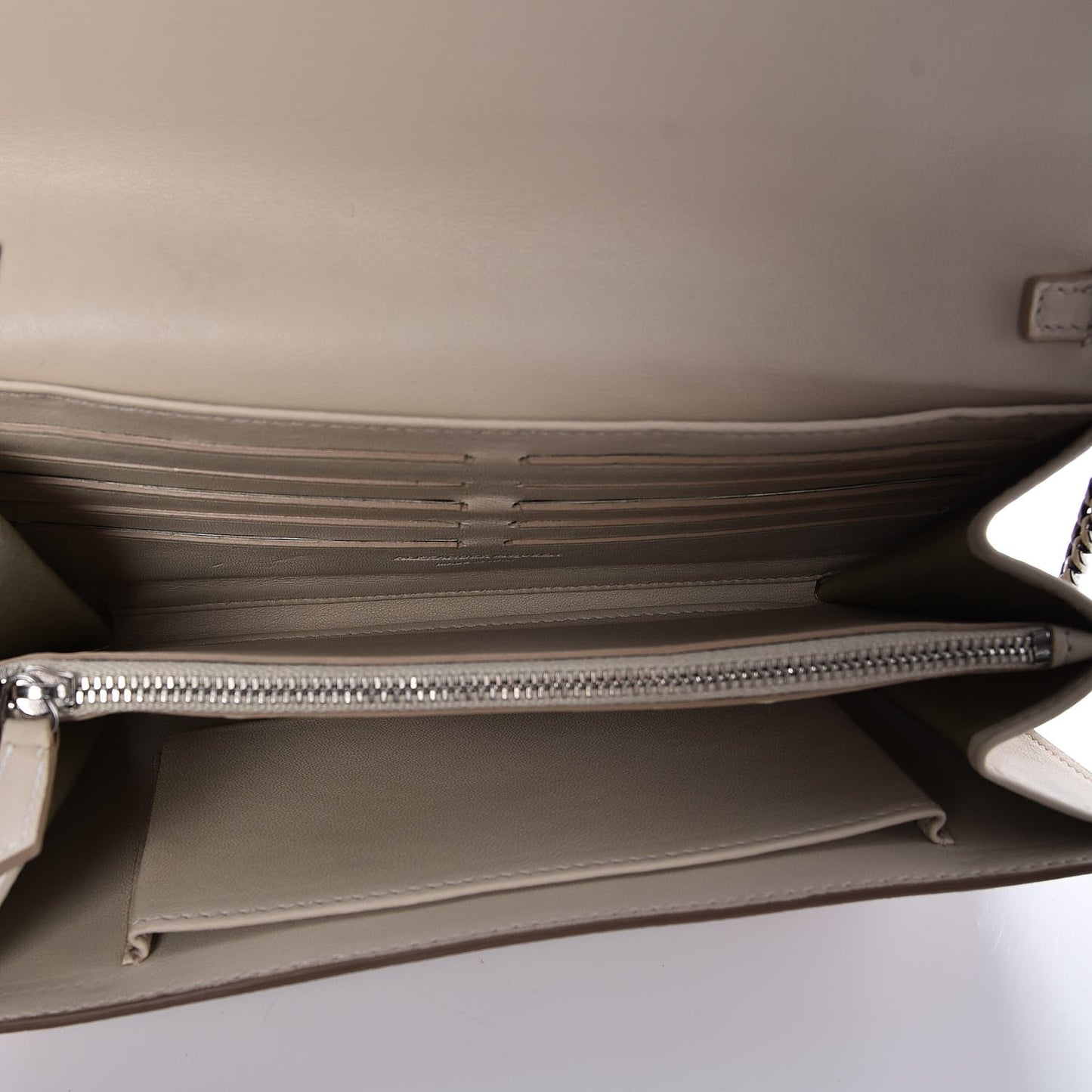 Metallic Nappa Spider Skull Envelope Clutch Wallet Rose Gold