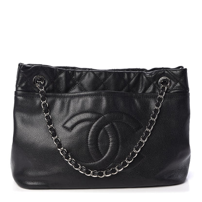 Chanel Caviar Quilted Timeless CC Soft Tote Black 1 of 14