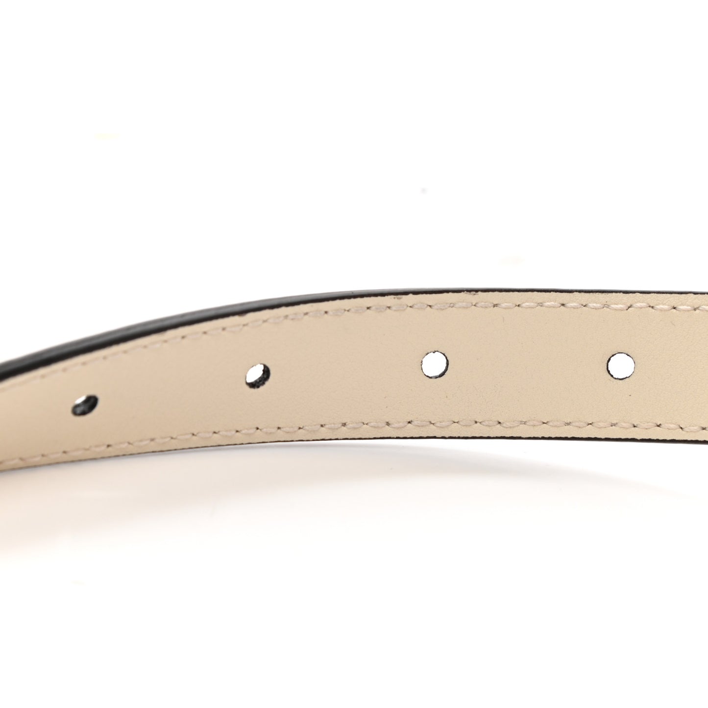 Moon Calfskin Double G 20mm Belt 70 28 Mystic White