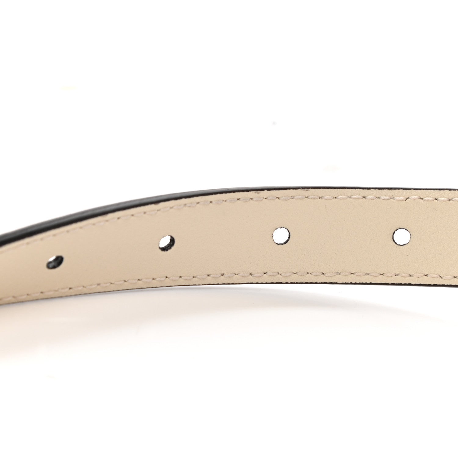 Gucci Moon Calfskin Double G 20mm Belt 70 28 Mystic White 4 of 5