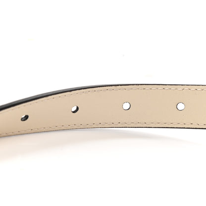 Gucci Moon Calfskin Double G 20mm Belt 70 28 Mystic White 4 of 5