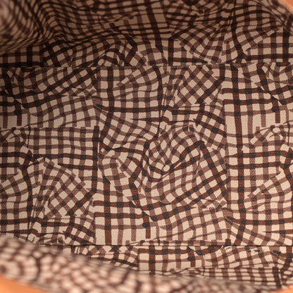 MCM Visetos Medium Anya Top Zip Shopper Tote Cognac 6 of 13