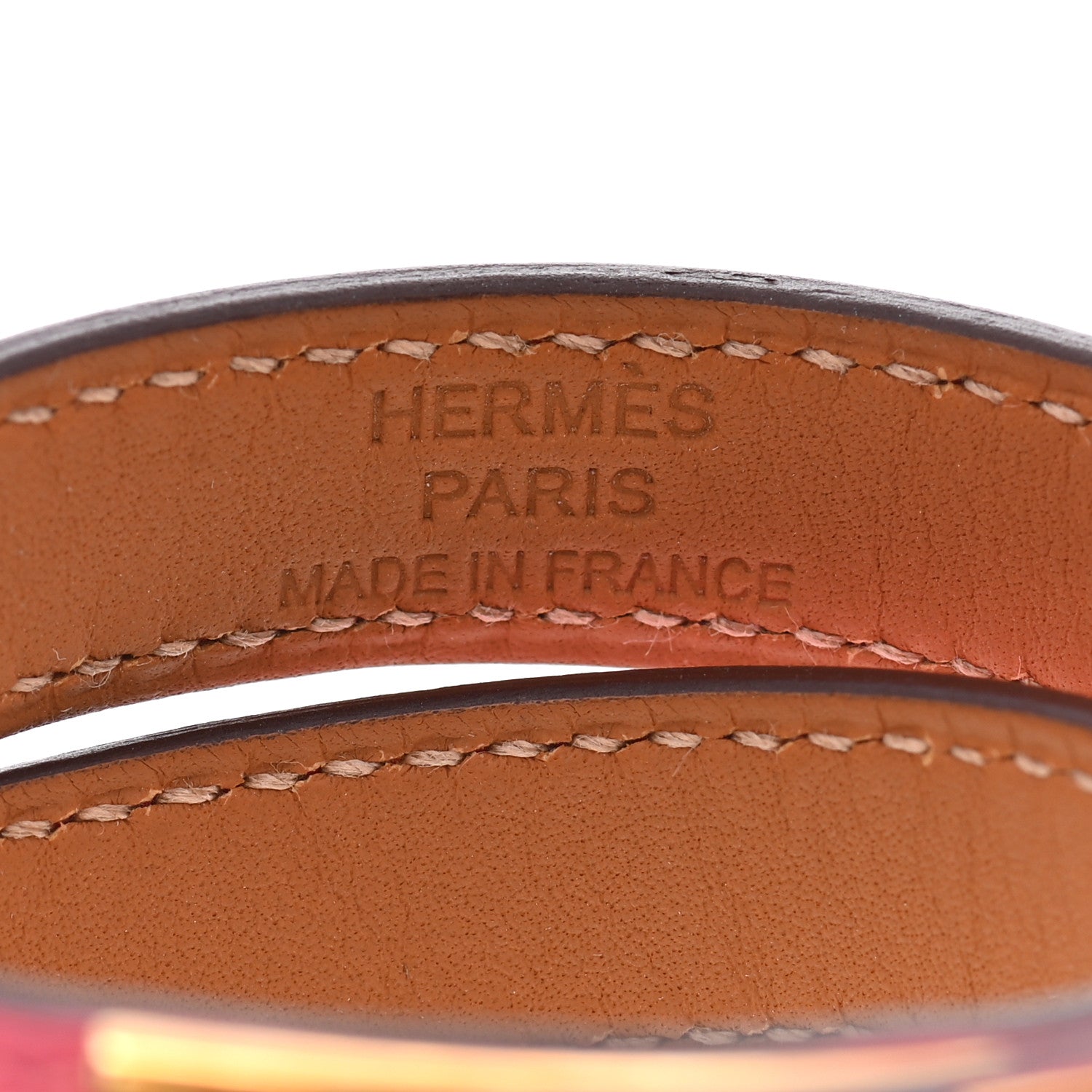 Hermes Swift Kelly Double Tour Bracelet S Rose Azalee 4 of 4
