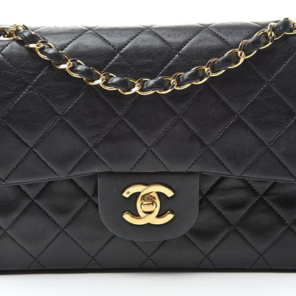 Chanel Lambskin Quilted Small Double Flap Black 9 of 19