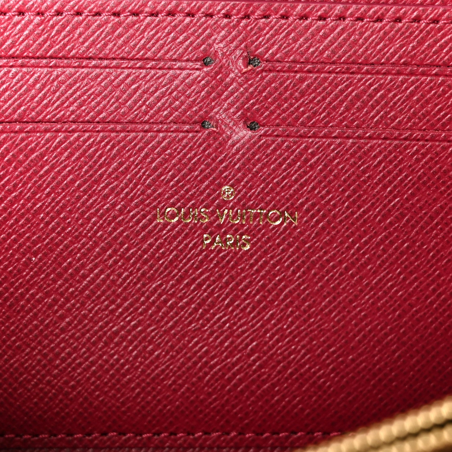 Louis Vuitton Monogram Clemence Wallet Fuchsia 6 of 8