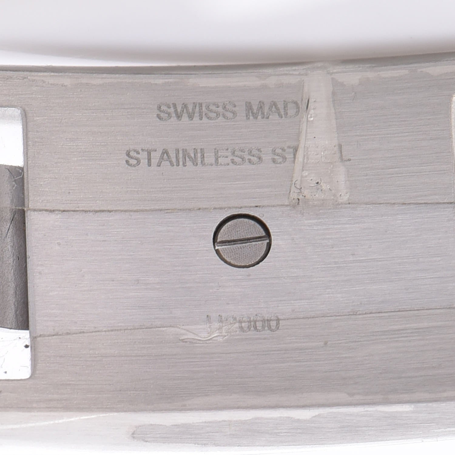 Chanel Stainless Steel Ceramic Diamond 33mm J12 Quartz Watch White 7 of 8