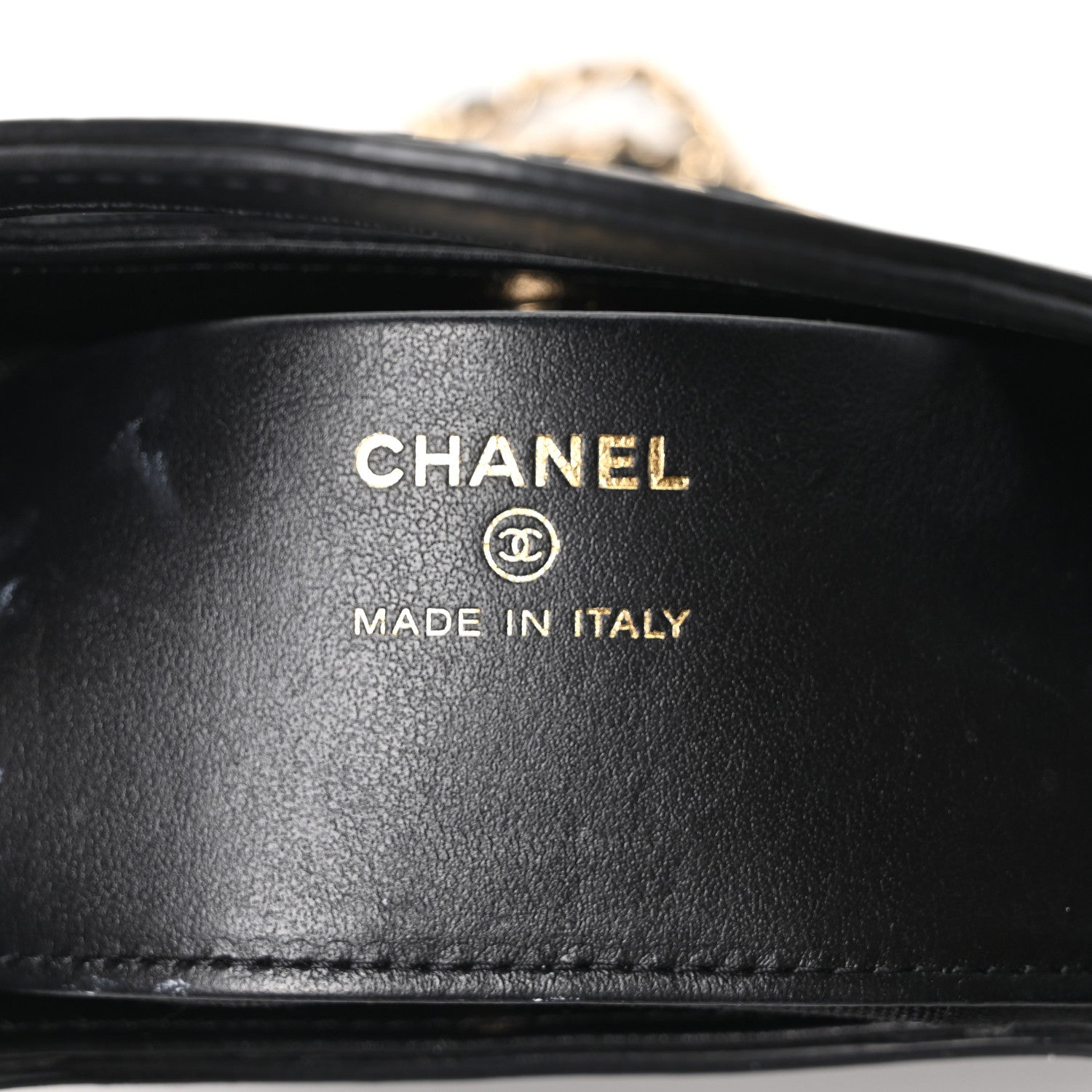 Chanel Shiny Crumpled Calfskin Quilted Nano 31 Shopping Bag Black 6 of 11