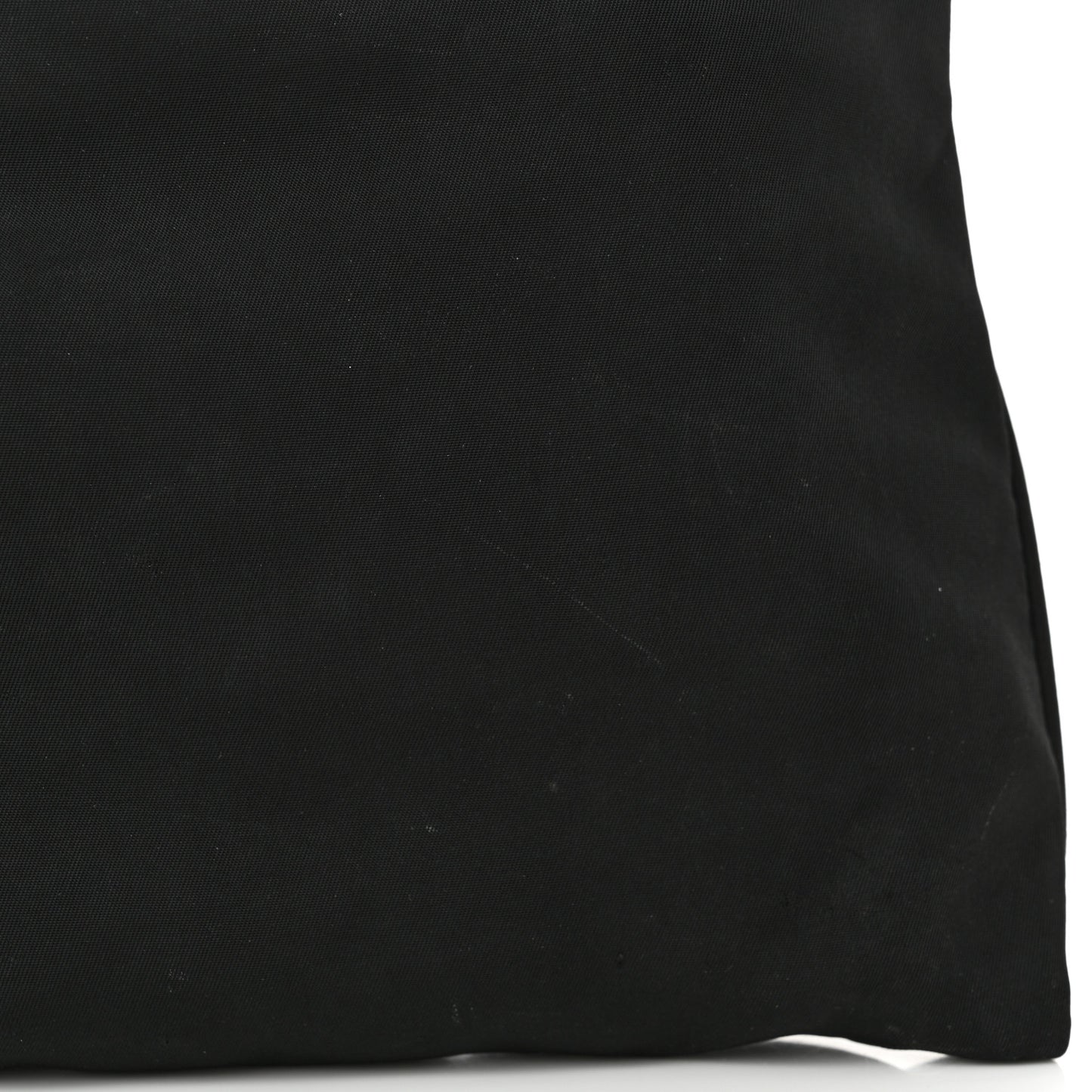 Tessuto Nylon Flat Messenger Bag Black