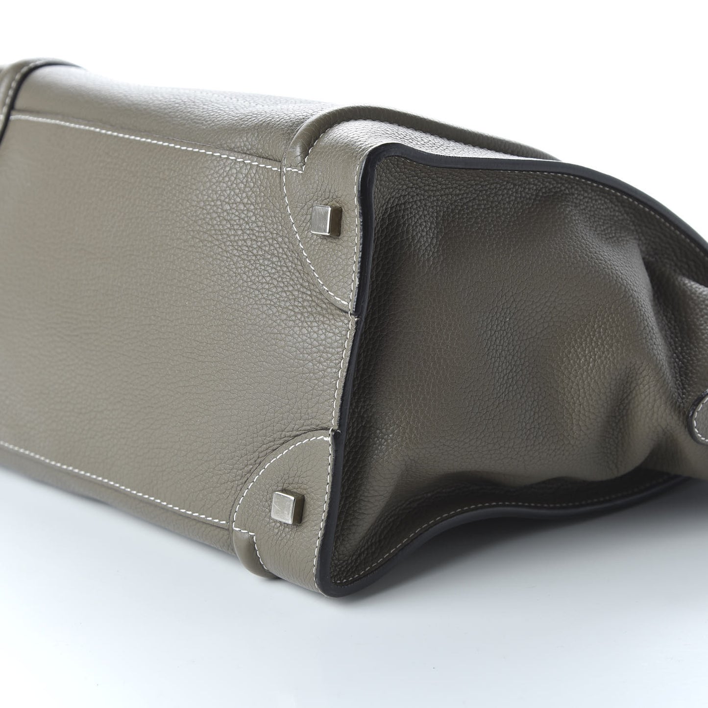 Pebbled Calfskin Mini Luggage Souris