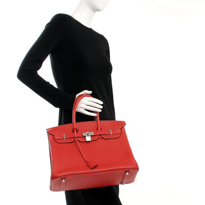 Hermes Togo Birkin 35 Rouge Casaque 2 of 27