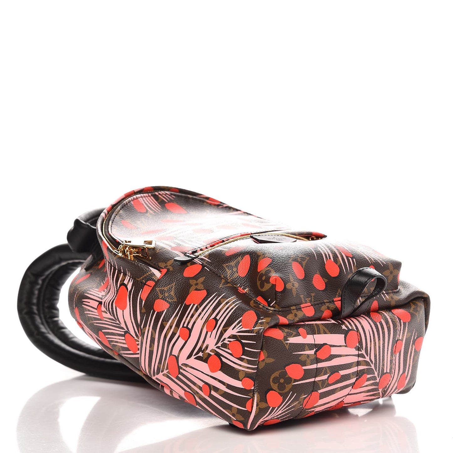 Monogram Jungle Dots Palm Springs Backpack PM Sugar Pink Poppy