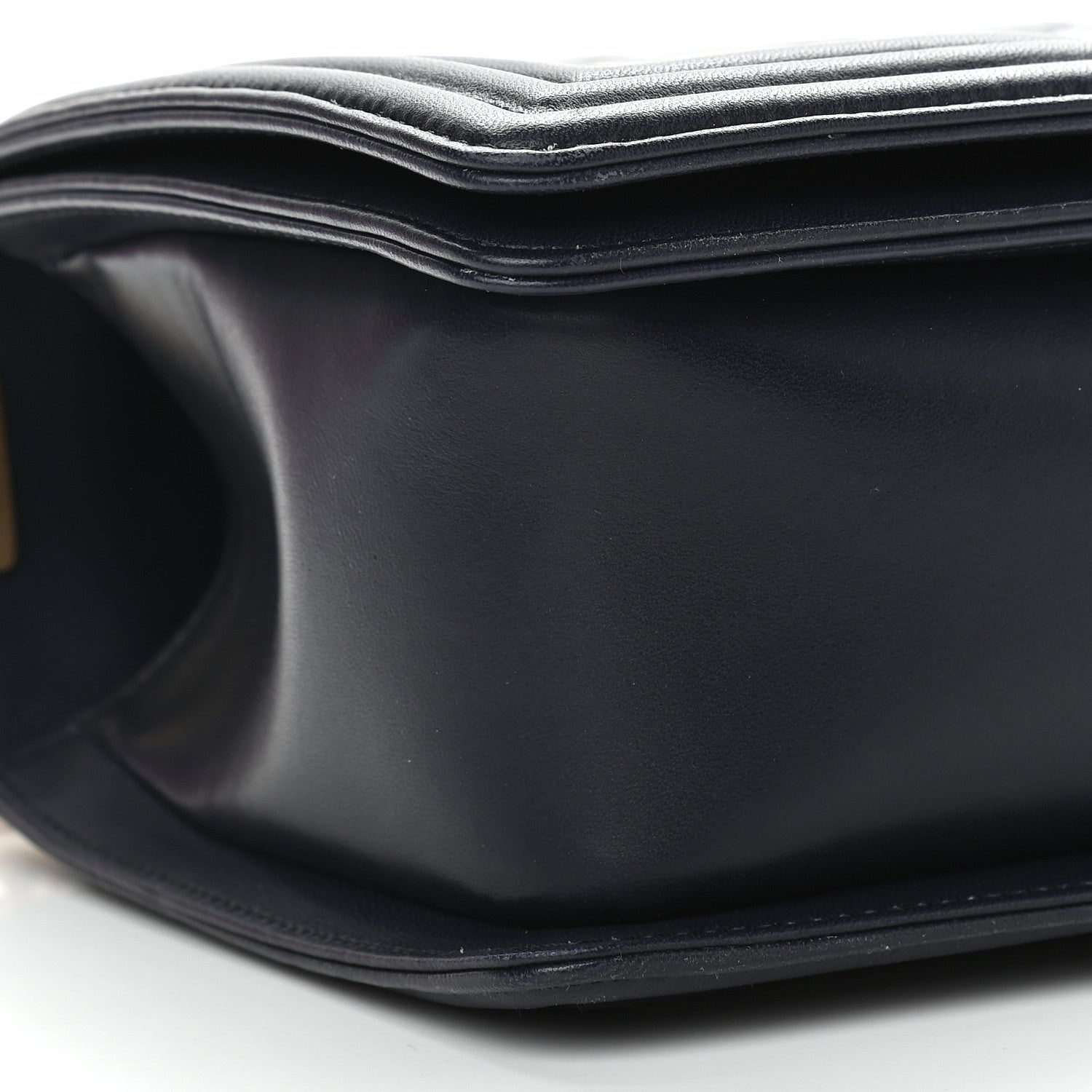 Chanel Lambskin Quilted Medium Boy Flap Dark Navy 8 of 10
