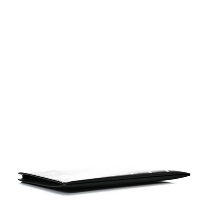 Saint Laurent Calfskin Star Logo Zipped Tablet Pouch Black 4 of 7