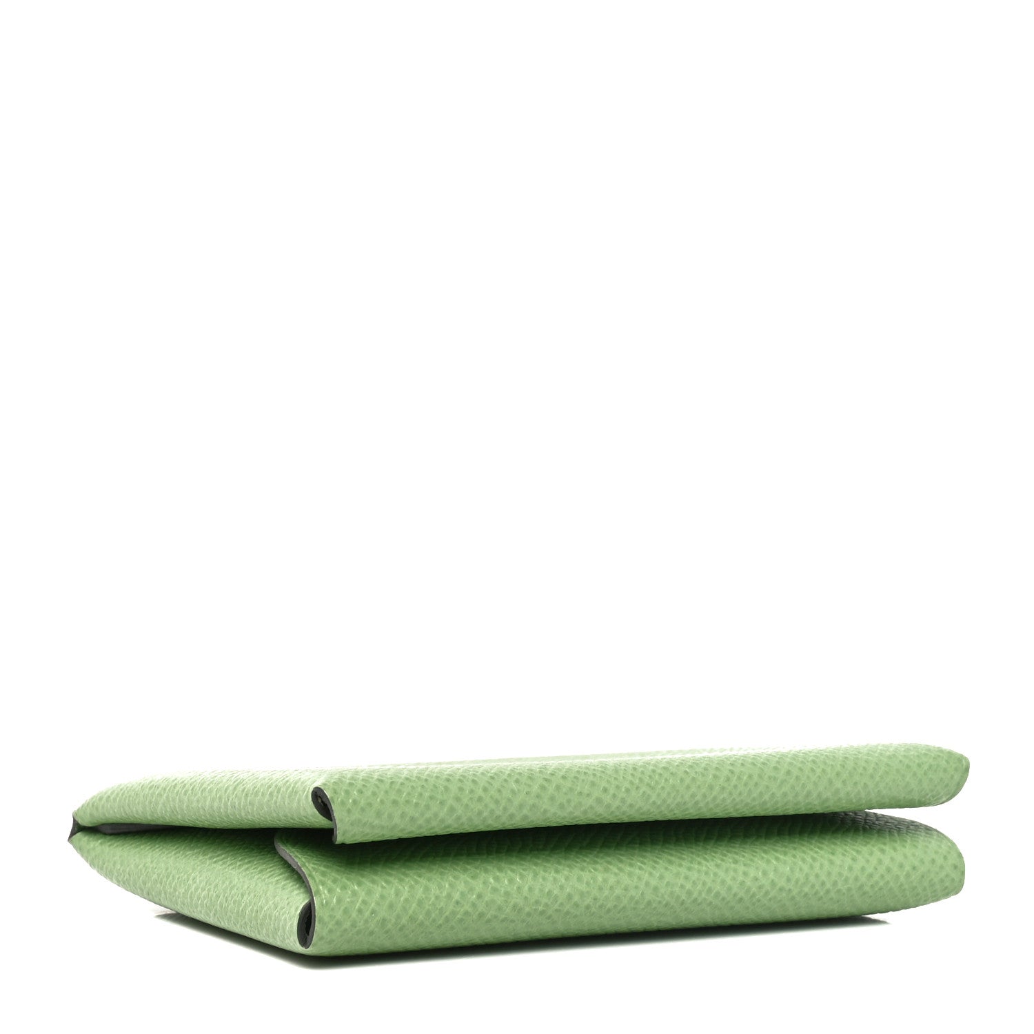 Hermes Epsom Calvi Duo Card Case Vert Criquet 4 of 7