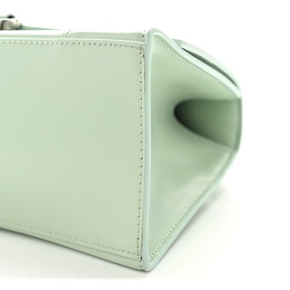 Balenciaga Shiny Box Calfskin Small Hourglass Top Handle Bag Light Green 10 of 10