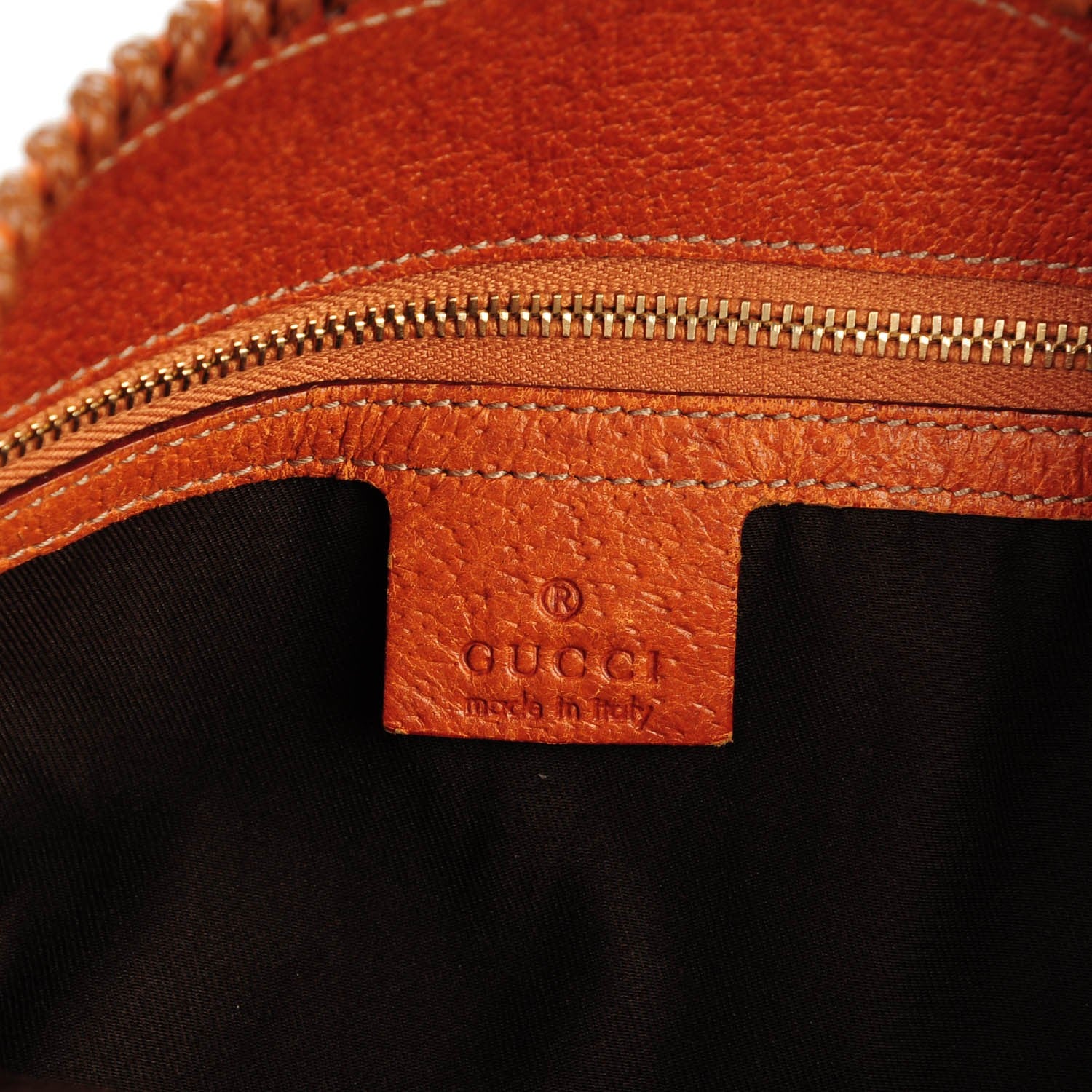 Gucci Monogram Large Horsebit Chain Hobo Brown 6 of 7