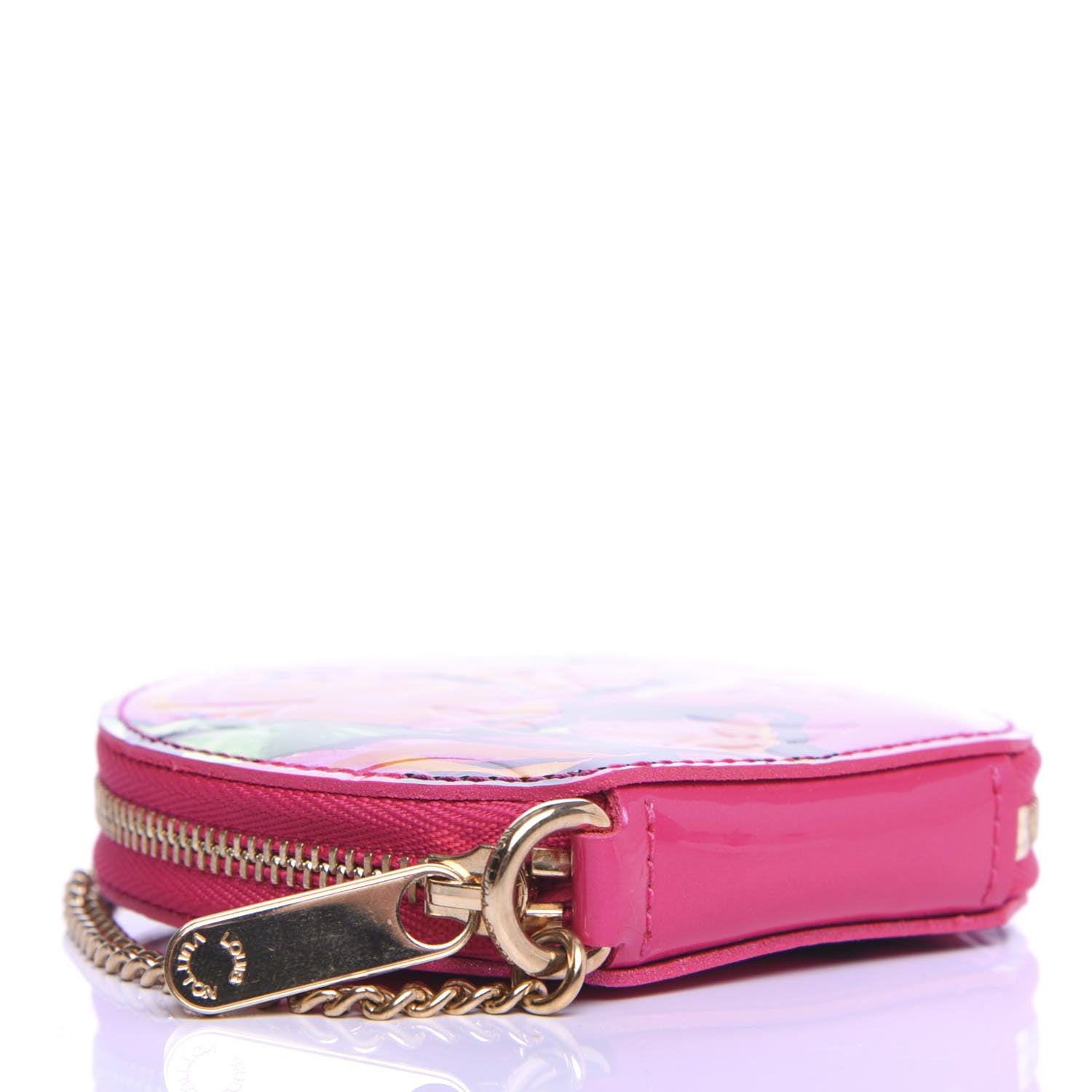 Louis Vuitton Vernis Roses Chapeau Coin Purse Rose Pop 4 of 7