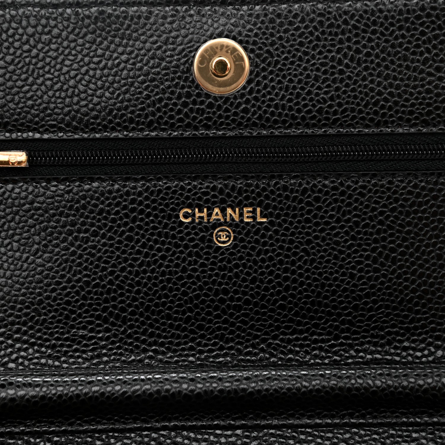 Chanel Caviar Quilted Wallet On Chain WOC Black 6 of 11